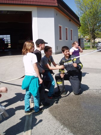 Besuch bei der Feuerwehr