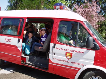 Besuch bei der Feuerwehr