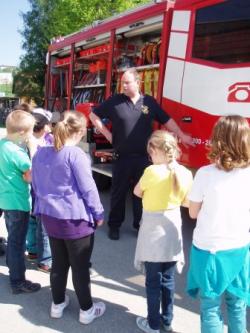 Besuch bei der Feuerwehr