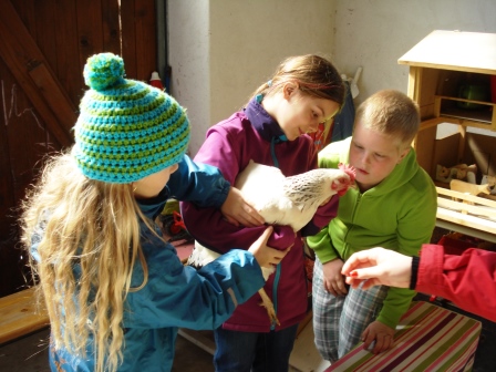 Zu Besuch bei Familie Gstettenhofer