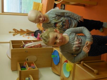 1a und 1b im Kindergarten