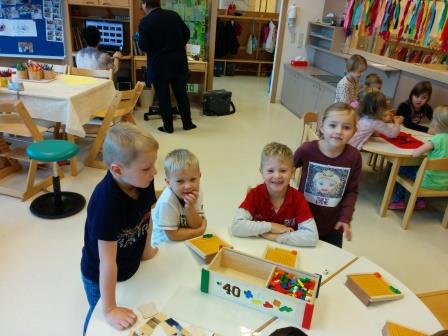 1a und 1b im Kindergarten