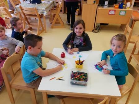 1a und 1b im Kindergarten