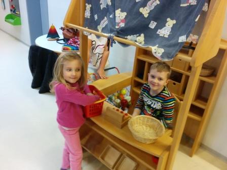 1a und 1b im Kindergarten