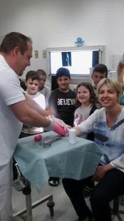Krankenhausbesuch