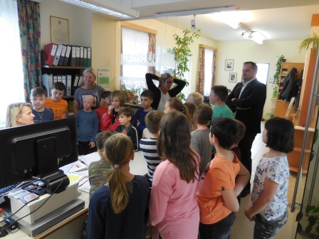 Besuch auf dem Gemeindeamt