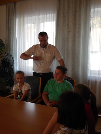 Besuch auf dem Gemeindeamt