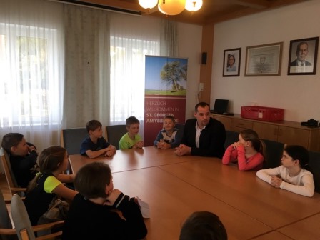 Besuch auf dem Gemeindeamt