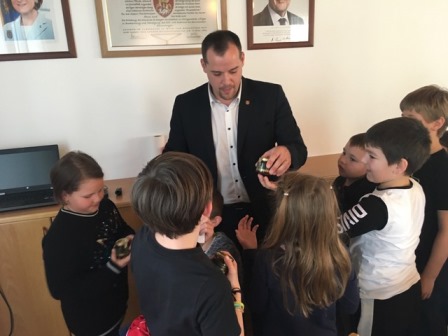 Besuch auf dem Gemeindeamt