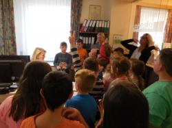 Besuch auf dem Gemeindeamt