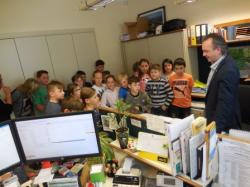 Besuch auf dem Gemeindeamt