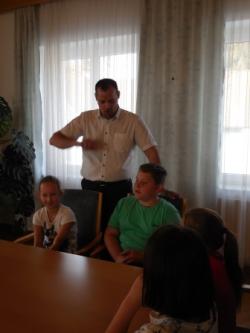 Besuch auf dem Gemeindeamt
